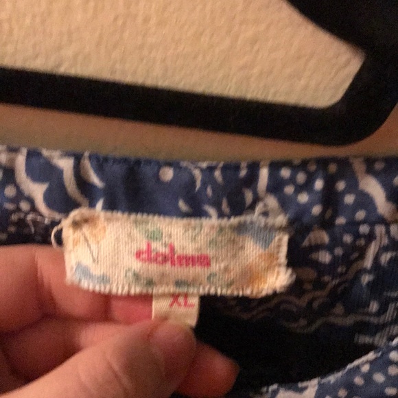 NWOT PAISLEY SWIMSUIT sheer blouse - Picture 3 of 3